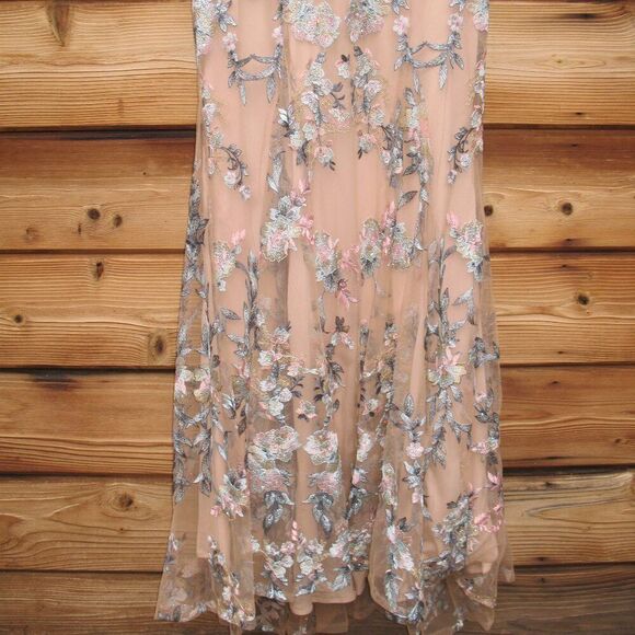 MAC DUGGAL 79313 Embroidered Spaghetti Strap Trumpet Gown - Picture 9 of 13